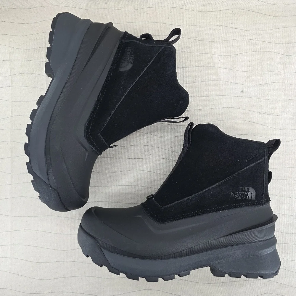 The North Face Mens Chilkat V Zip Black Winter Boots Shoes NF0A5LW4 Size 7.5 NEW